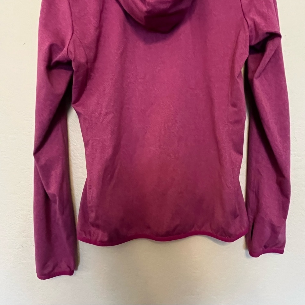 The North Face Fave Lite Full-Zip Magenta or Purple Hoodie Size Medium RN 61661 - Picture 8 of 12